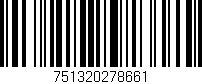 Código de barras (EAN, GTIN, SKU, ISBN): '751320278661'