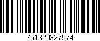 Código de barras (EAN, GTIN, SKU, ISBN): '751320327574'
