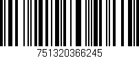 Código de barras (EAN, GTIN, SKU, ISBN): '751320366245'