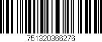 Código de barras (EAN, GTIN, SKU, ISBN): '751320366276'