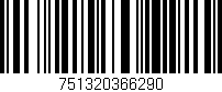 Código de barras (EAN, GTIN, SKU, ISBN): '751320366290'