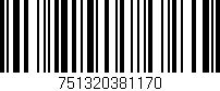 Código de barras (EAN, GTIN, SKU, ISBN): '751320381170'
