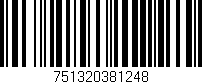 Código de barras (EAN, GTIN, SKU, ISBN): '751320381248'