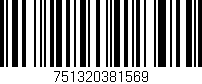Código de barras (EAN, GTIN, SKU, ISBN): '751320381569'