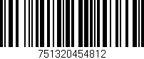 Código de barras (EAN, GTIN, SKU, ISBN): '751320454812'