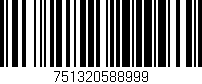 Código de barras (EAN, GTIN, SKU, ISBN): '751320588999'