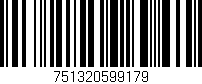 Código de barras (EAN, GTIN, SKU, ISBN): '751320599179'