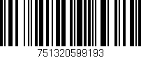 Código de barras (EAN, GTIN, SKU, ISBN): '751320599193'