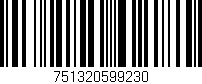 Código de barras (EAN, GTIN, SKU, ISBN): '751320599230'
