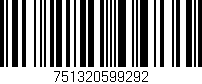 Código de barras (EAN, GTIN, SKU, ISBN): '751320599292'