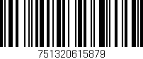 Código de barras (EAN, GTIN, SKU, ISBN): '751320615879'