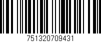 Código de barras (EAN, GTIN, SKU, ISBN): '751320709431'