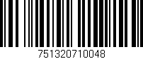 Código de barras (EAN, GTIN, SKU, ISBN): '751320710048'