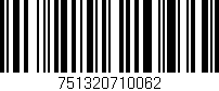 Código de barras (EAN, GTIN, SKU, ISBN): '751320710062'