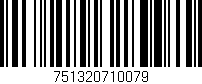Código de barras (EAN, GTIN, SKU, ISBN): '751320710079'