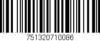 Código de barras (EAN, GTIN, SKU, ISBN): '751320710086'