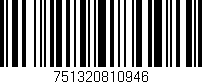 Código de barras (EAN, GTIN, SKU, ISBN): '751320810946'