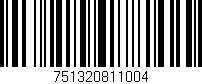 Código de barras (EAN, GTIN, SKU, ISBN): '751320811004'
