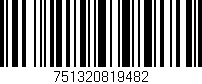 Código de barras (EAN, GTIN, SKU, ISBN): '751320819482'