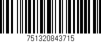 Código de barras (EAN, GTIN, SKU, ISBN): '751320843715'