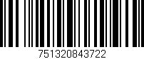 Código de barras (EAN, GTIN, SKU, ISBN): '751320843722'