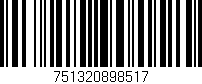 Código de barras (EAN, GTIN, SKU, ISBN): '751320898517'
