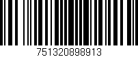 Código de barras (EAN, GTIN, SKU, ISBN): '751320898913'