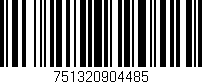 Código de barras (EAN, GTIN, SKU, ISBN): '751320904485'