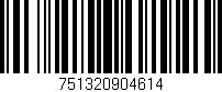 Código de barras (EAN, GTIN, SKU, ISBN): '751320904614'