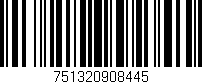 Código de barras (EAN, GTIN, SKU, ISBN): '751320908445'