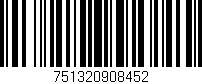 Código de barras (EAN, GTIN, SKU, ISBN): '751320908452'