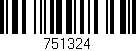 Código de barras (EAN, GTIN, SKU, ISBN): '751324'