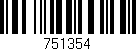 Código de barras (EAN, GTIN, SKU, ISBN): '751354'