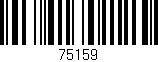 Código de barras (EAN, GTIN, SKU, ISBN): '75159'