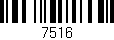 Código de barras (EAN, GTIN, SKU, ISBN): '7516'