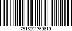 Código de barras (EAN, GTIN, SKU, ISBN): '7516291768619'