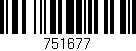 Código de barras (EAN, GTIN, SKU, ISBN): '751677'