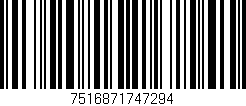 Código de barras (EAN, GTIN, SKU, ISBN): '7516871747294'