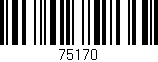 Código de barras (EAN, GTIN, SKU, ISBN): '75170'