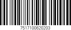 Código de barras (EAN, GTIN, SKU, ISBN): '7517100620203'