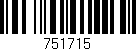 Código de barras (EAN, GTIN, SKU, ISBN): '751715'