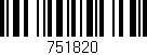 Código de barras (EAN, GTIN, SKU, ISBN): '751820'
