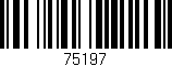 Código de barras (EAN, GTIN, SKU, ISBN): '75197'