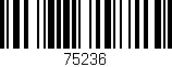 Código de barras (EAN, GTIN, SKU, ISBN): '75236'