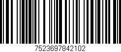 Código de barras (EAN, GTIN, SKU, ISBN): '7523697842102'