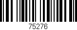 Código de barras (EAN, GTIN, SKU, ISBN): '75276'