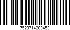 Código de barras (EAN, GTIN, SKU, ISBN): '7528714200453'