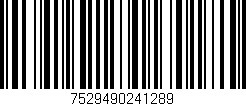 Código de barras (EAN, GTIN, SKU, ISBN): '7529490241289'