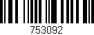 Código de barras (EAN, GTIN, SKU, ISBN): '753092'