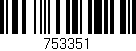 Código de barras (EAN, GTIN, SKU, ISBN): '753351'